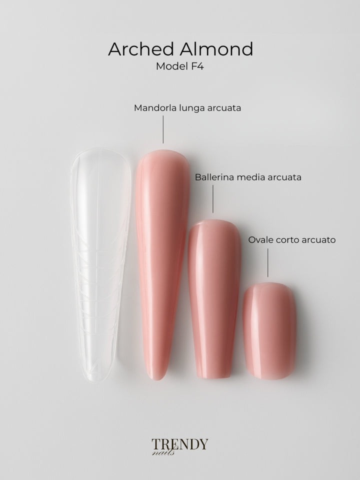 DUAL FORM MODEL F4 ARCHED ALMOND 140 PZ