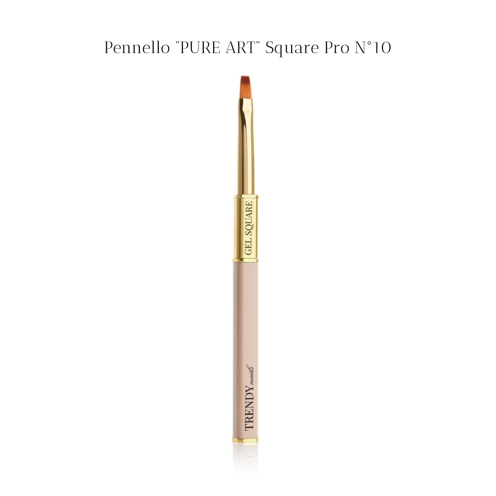 PENNELLO "PURE ART" GEL SQUARE PRO N°10