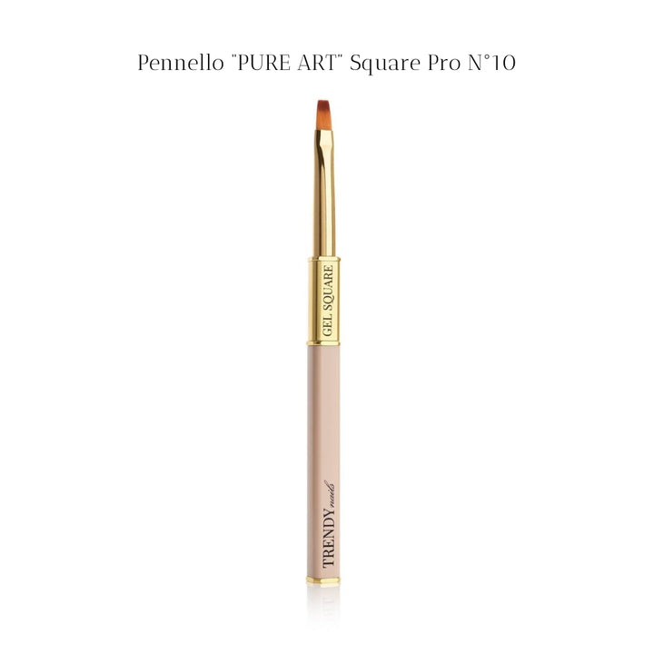 PENNELLO "PURE ART" GEL SQUARE PRO N°10