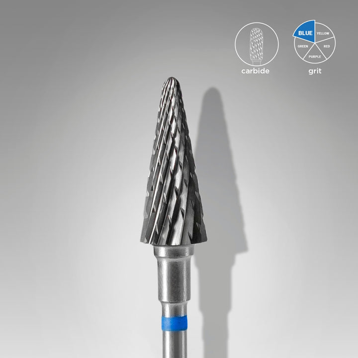 PUNTA CARBIDE CONO SLIM BLU DIAMETRO 6MM STALEKS FT71B060/14