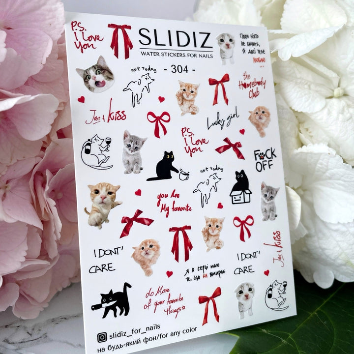 SLIDIZ WATER DECAL N°304