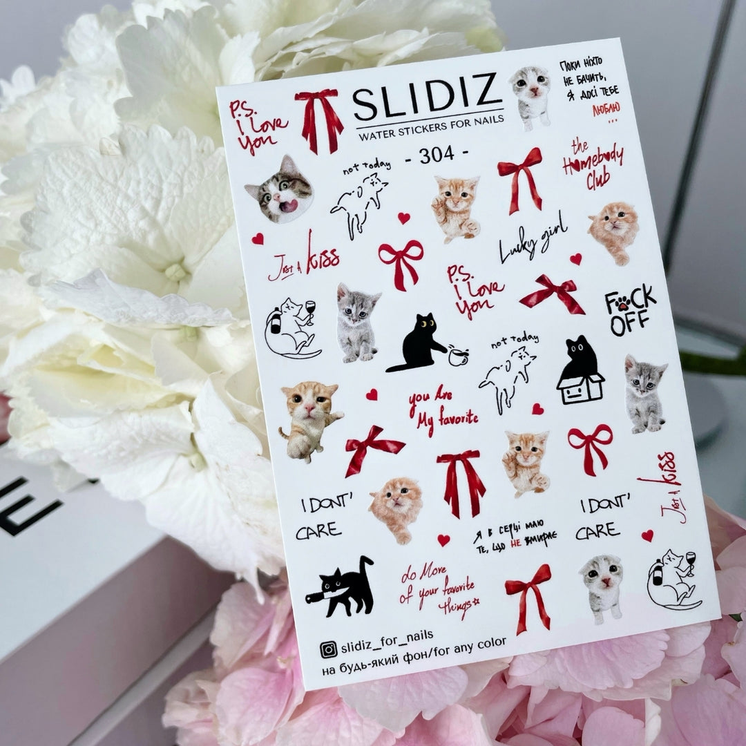 SLIDIZ WATER DECAL N°304