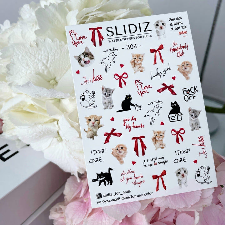 SLIDIZ WATER DECAL N°304