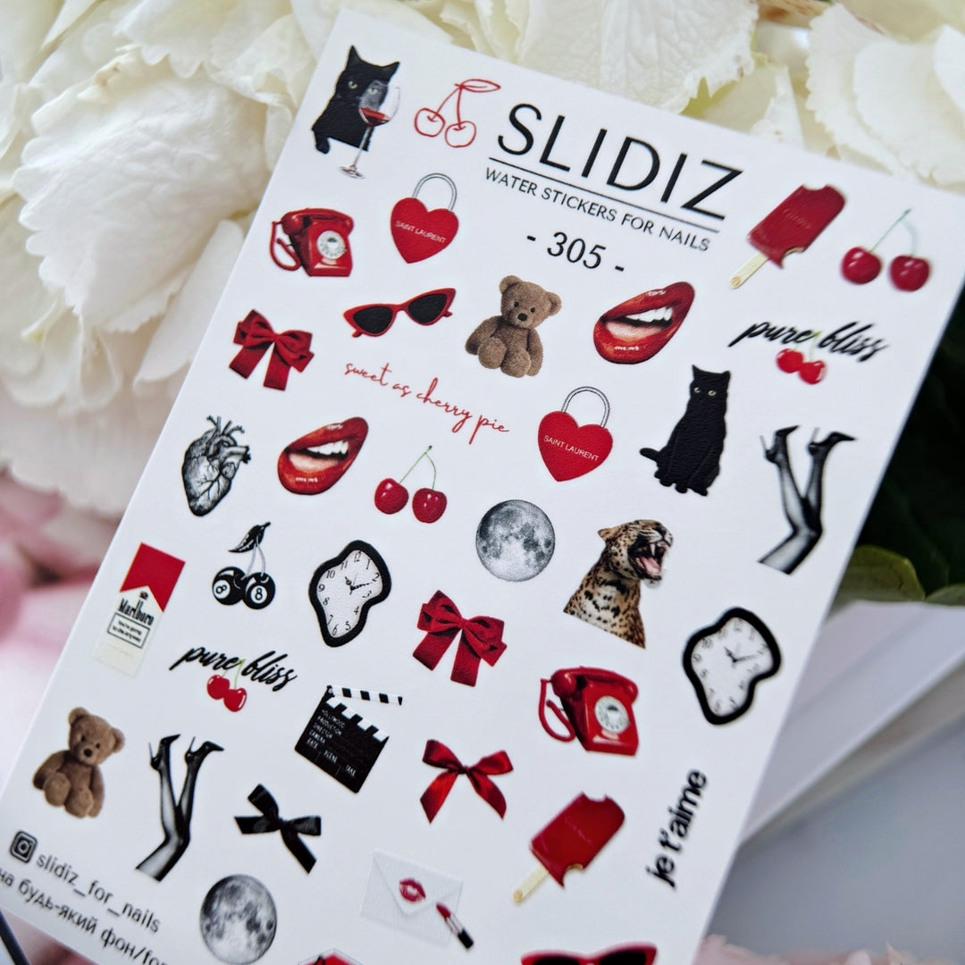 SLIDIZ WATER DECAL N°305