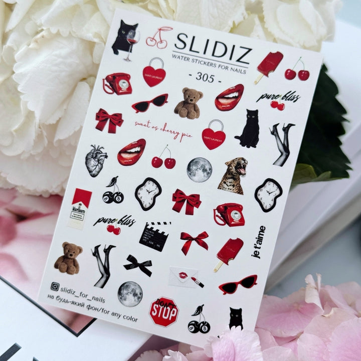 SLIDIZ WATER DECAL N°305