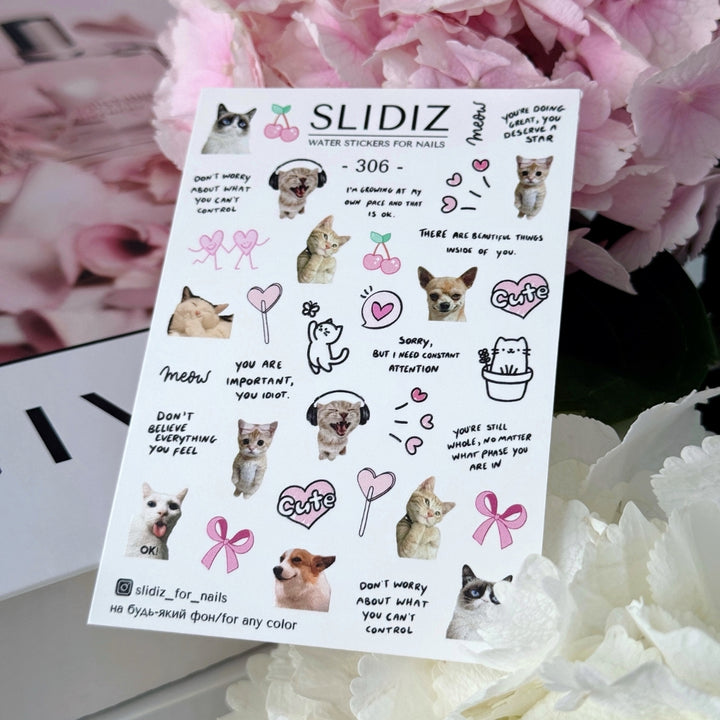 SLIDIZ WATER DECAL N°306