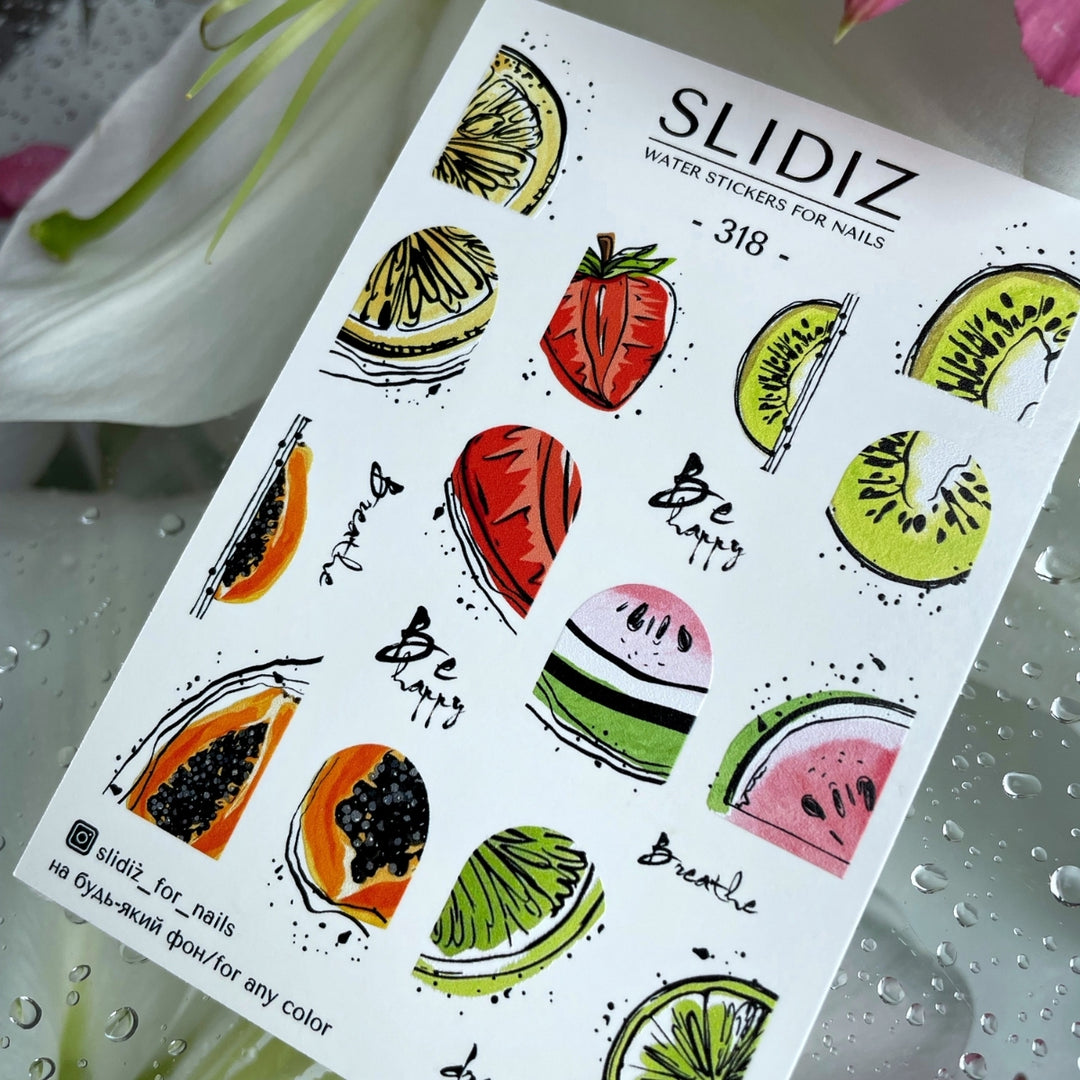 SLIDIZ WATER DECAL N°318