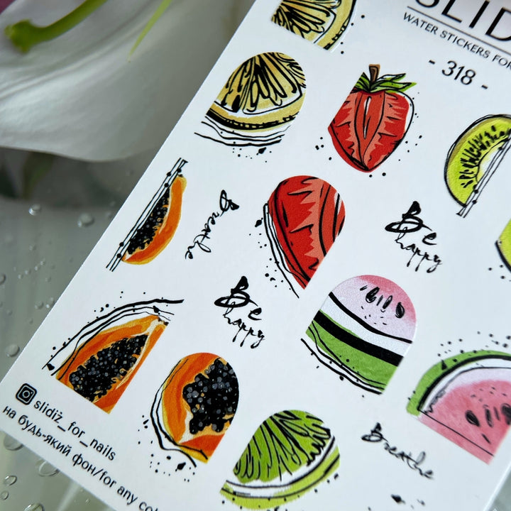 SLIDIZ WATER DECAL N°318