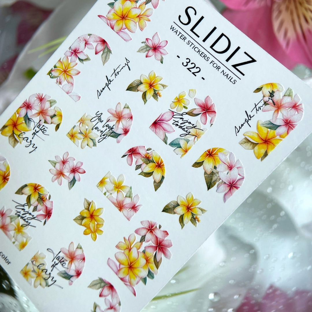 SLIDIZ WATER DECAL N°322