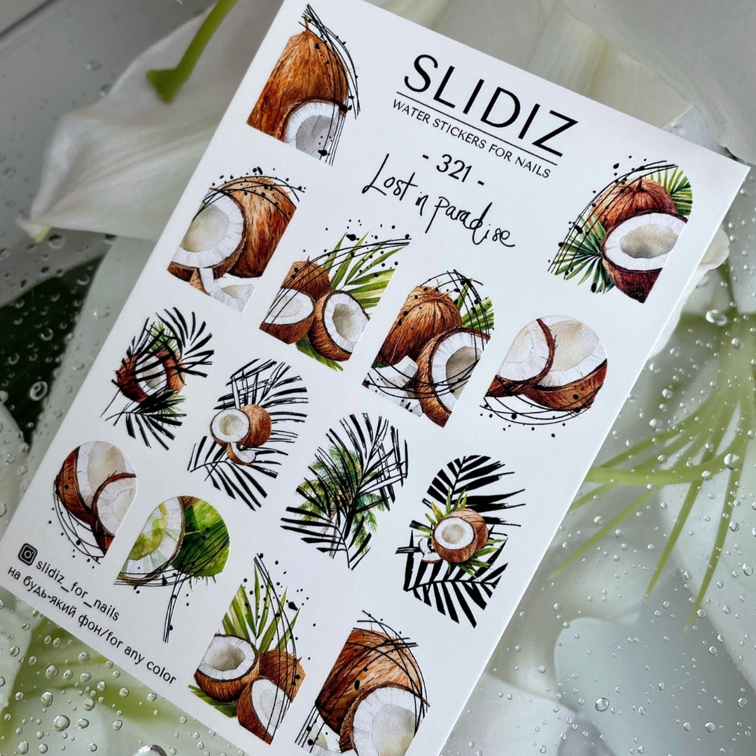 SLIDIZ WATER DECAL N°321