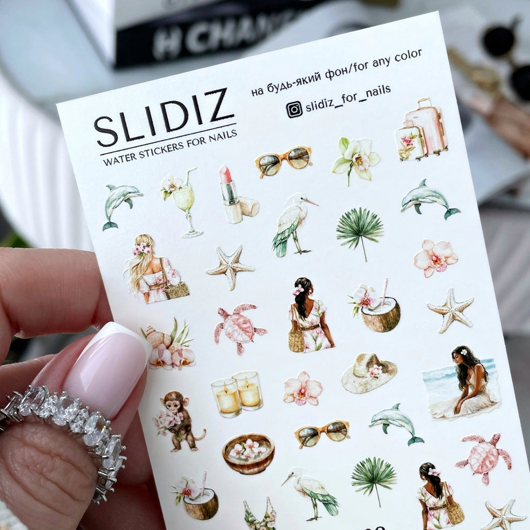 SLIDIZ WATER DECAL NC-002