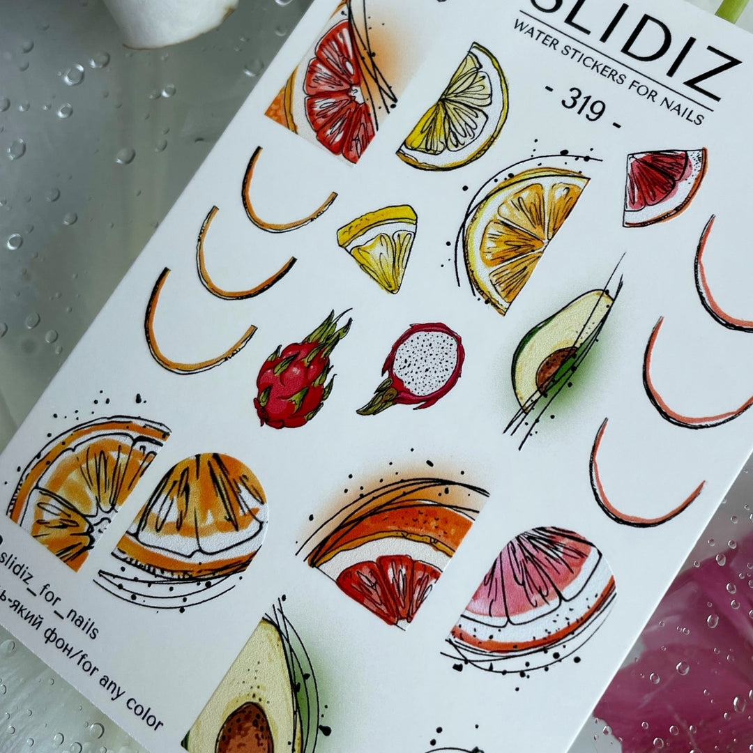 SLIDIZ WATER DECAL N°319