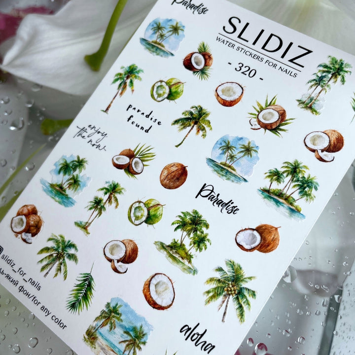SLIDIZ WATER DECAL N°320