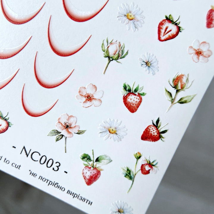 SLIDIZ WATER DECAL NC-003