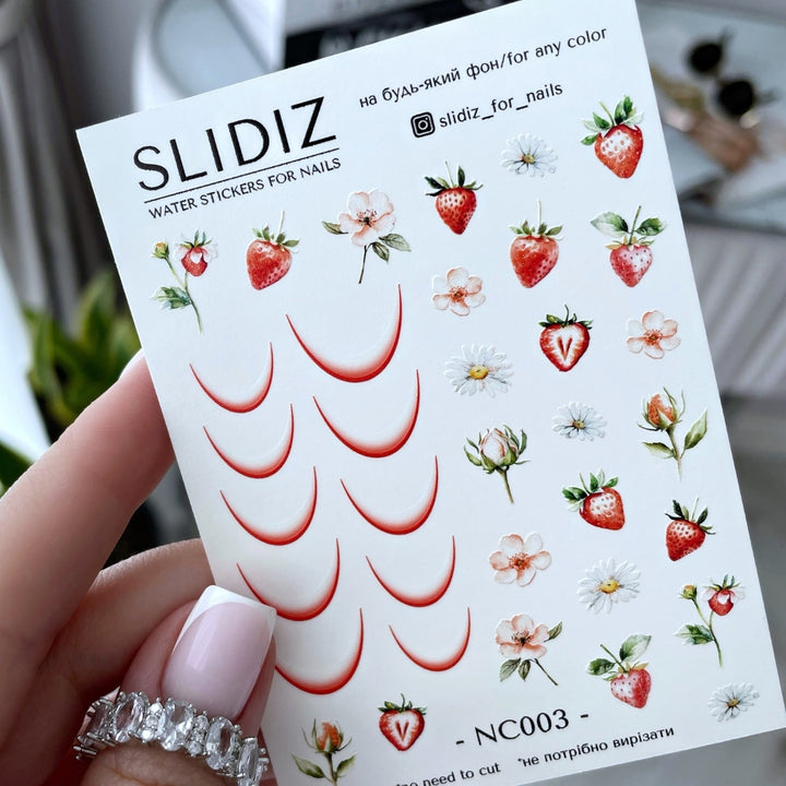 SLIDIZ WATER DECAL NC-003