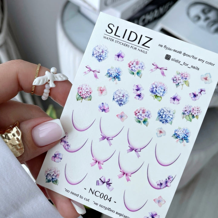 SLIDIZ WATER DECAL NC-004