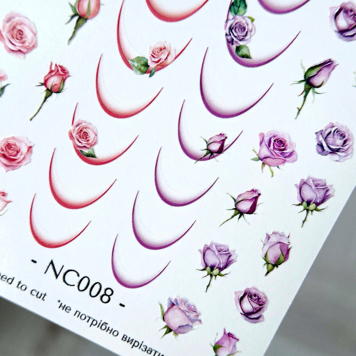 SLIDIZ WATER DECAL NC-008