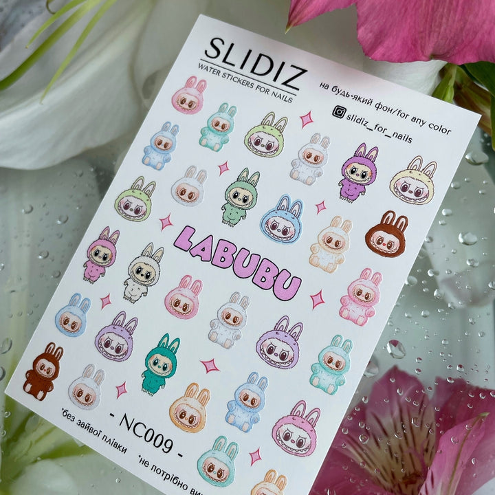 SLIDIZ WATER DECAL NC-009