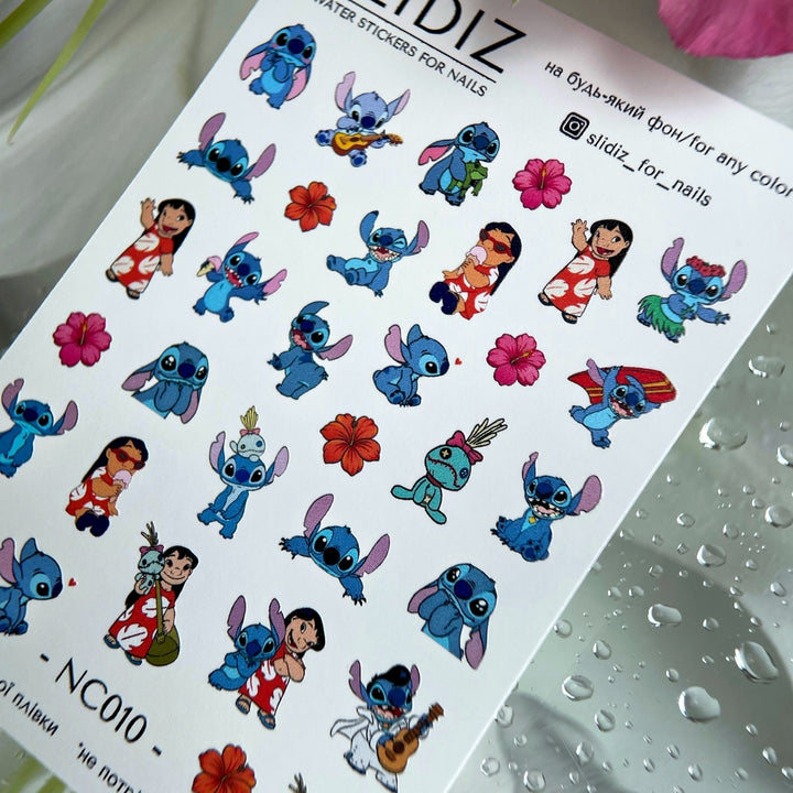 SLIDIZ WATER DECAL NC-010