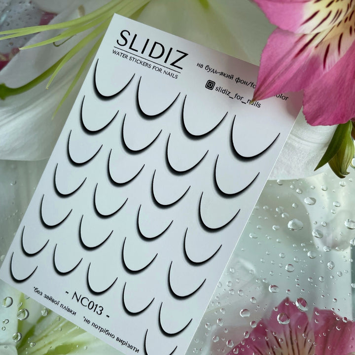 SLIDIZ WATER DECAL NC-013