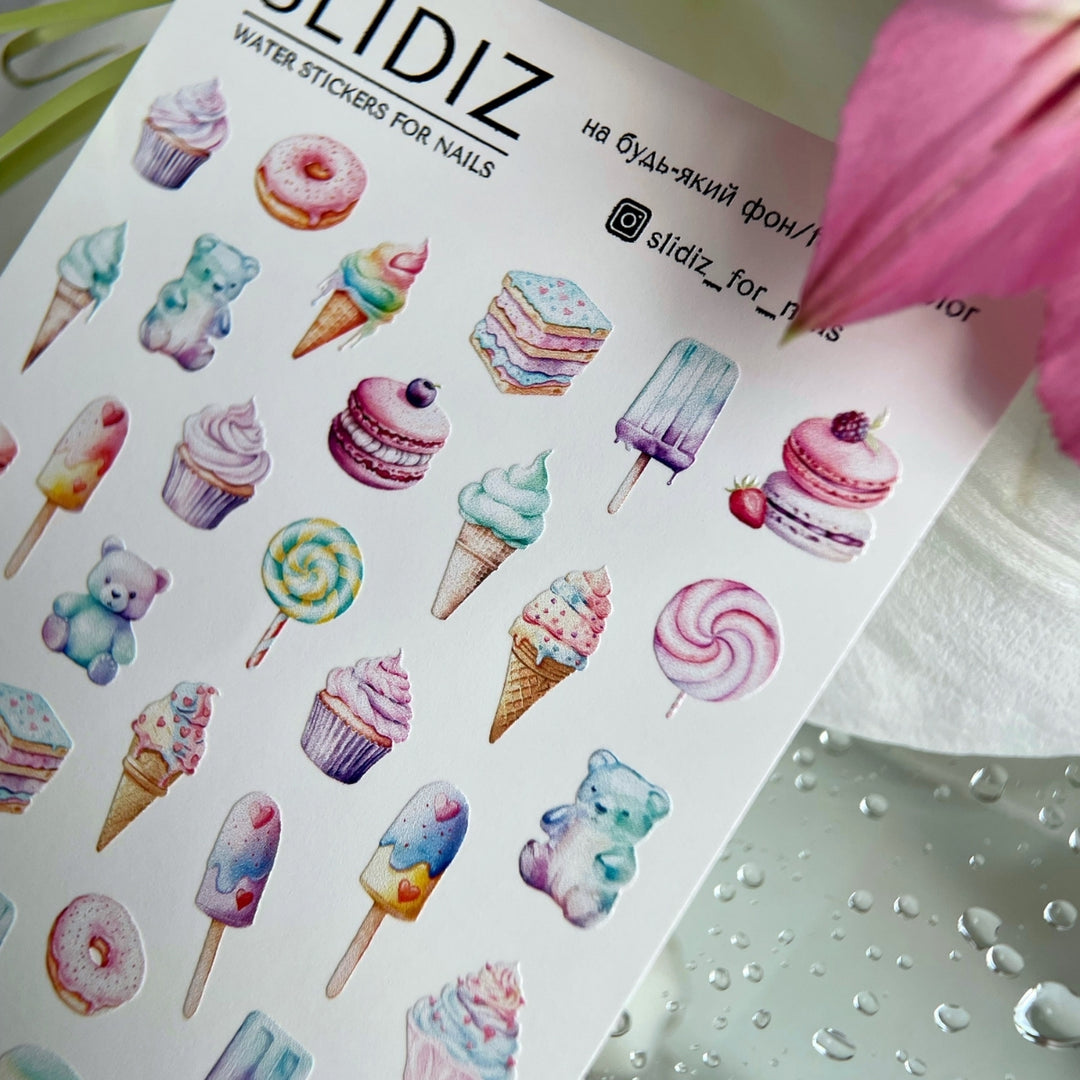 SLIDIZ WATER DECAL NC-016