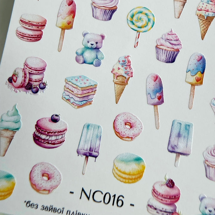 SLIDIZ WATER DECAL NC-016