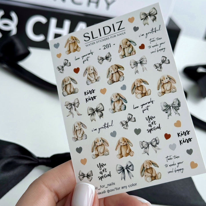 SLIDIZ WATER DECAL N°281