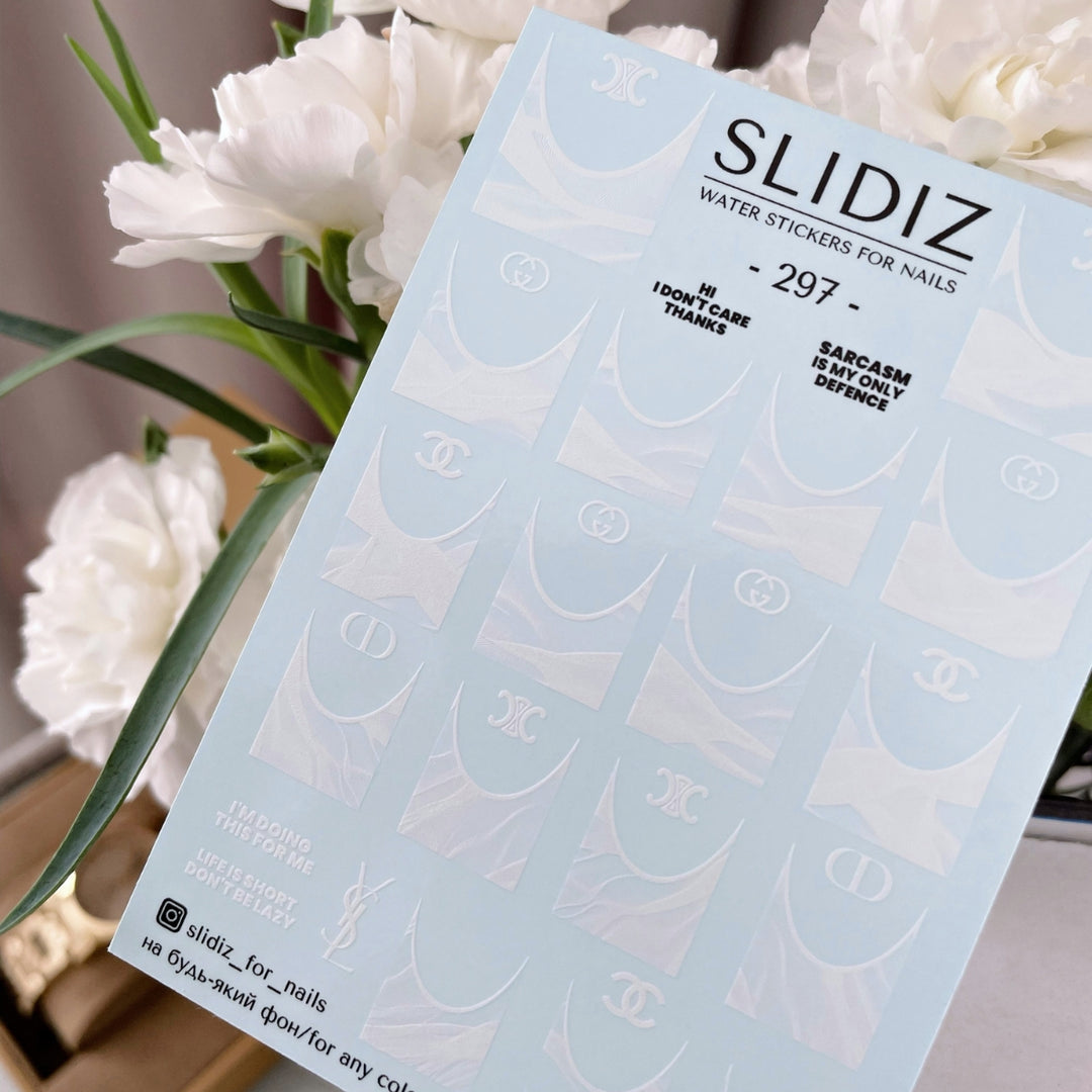 SLIDIZ WATER DECAL N°297