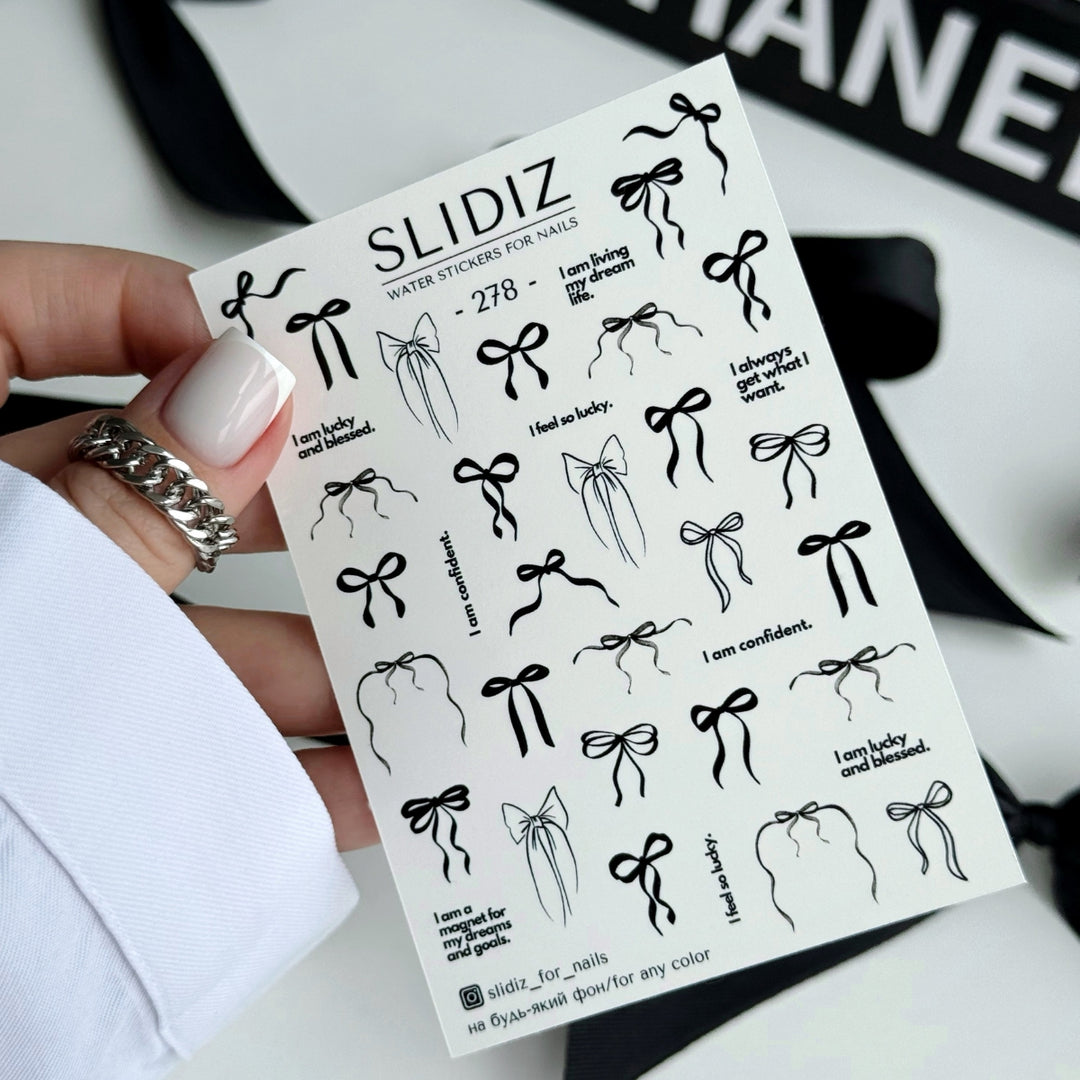 SLIDING WATER DECAL N°278