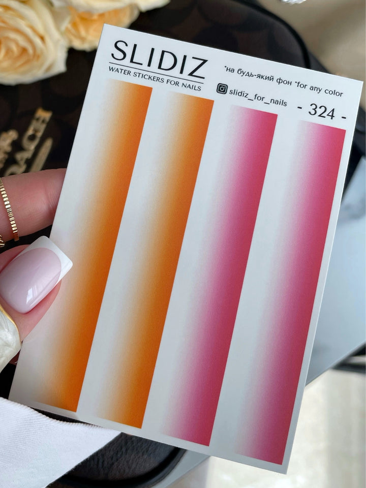 SLIDIZ WATER STICKER N°324 OMBRÈ