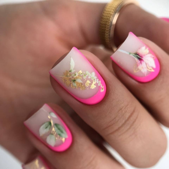 SLIDIZ WATER DECAL CON FOIL ORO N°145