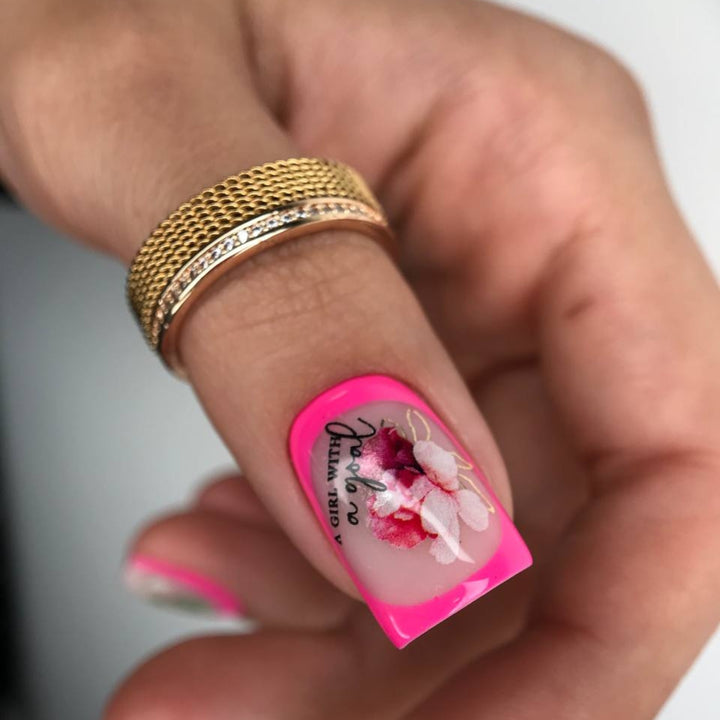 SLIDIZ WATER DECAL CON FOIL ORO N°145