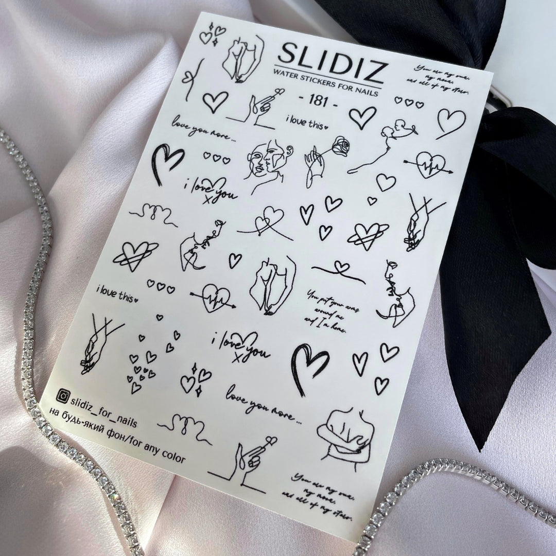 SLIDING WATER DECAL N°181
