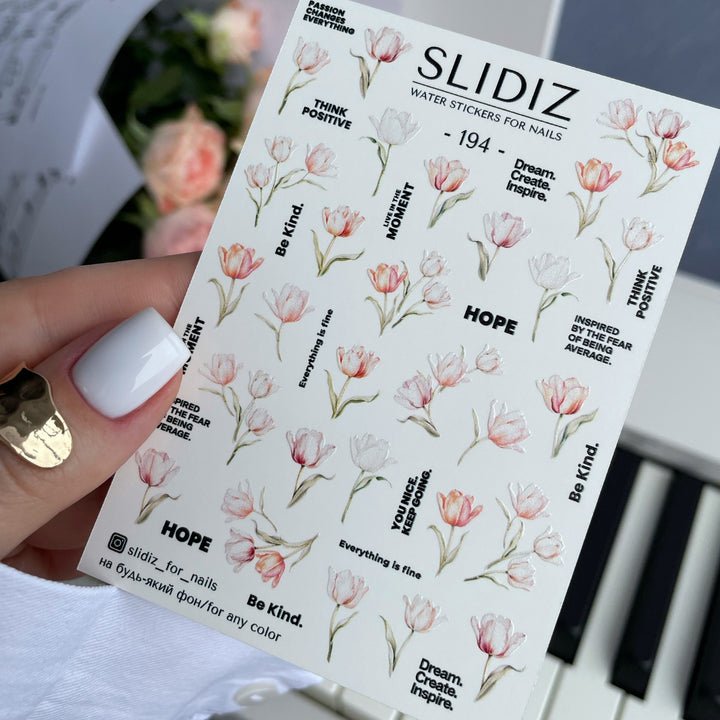 SLIDIZ WATER DECAL N°194