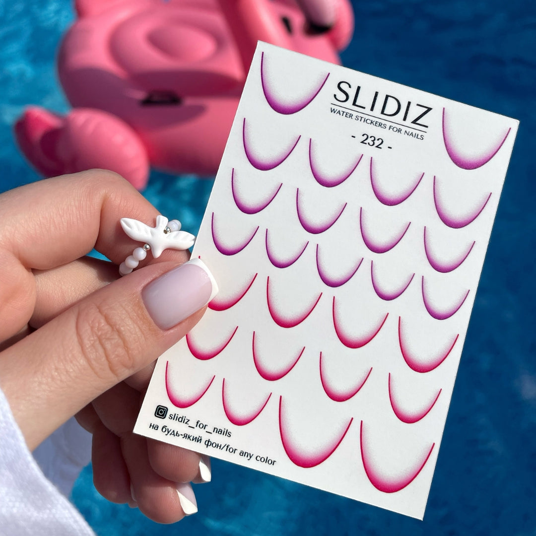 SLIDING WATER DECAL N°232