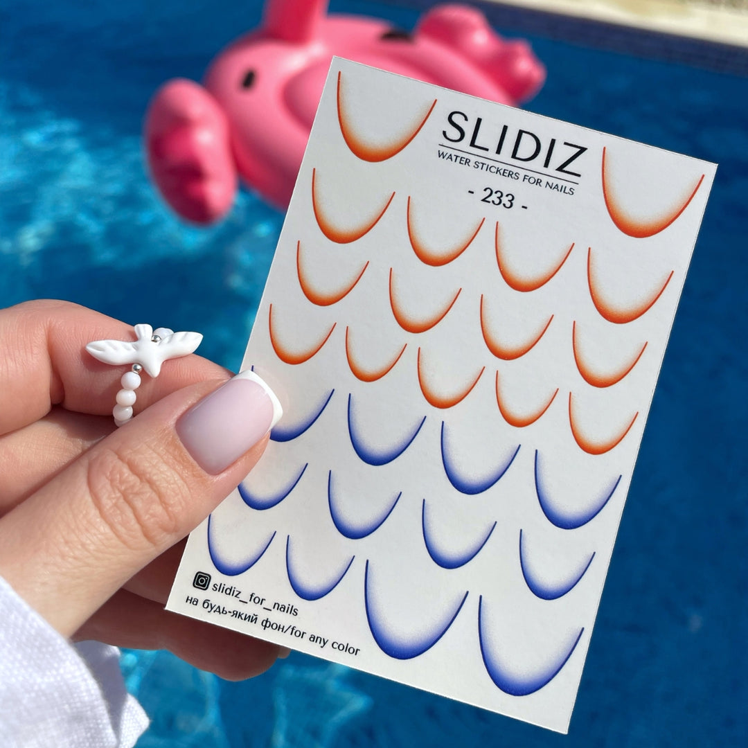SLIDING WATER DECAL N°233