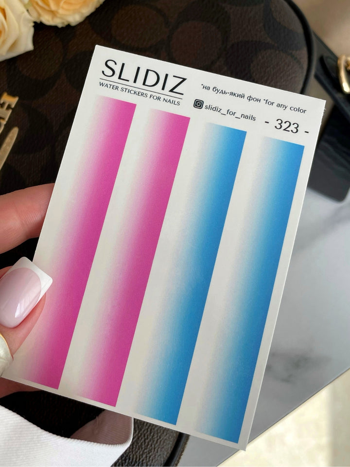 SLIDIZ WATER STICKER N°323 OMBRÈ