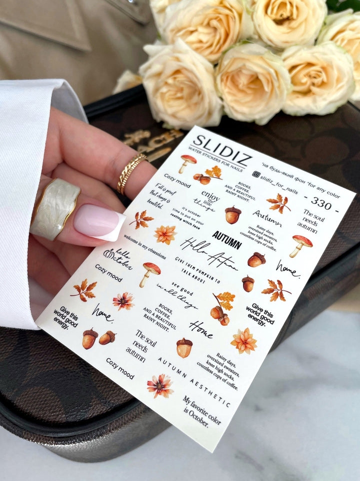 SLIDIZ WATER DECAL N°330