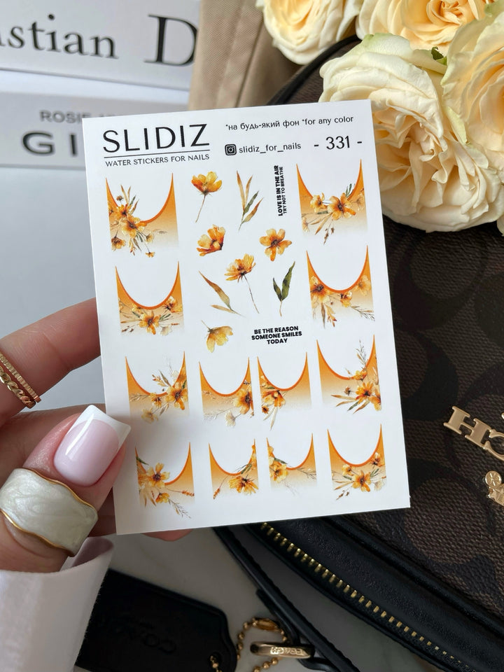 SLIDIZ WATER DECAL N°331