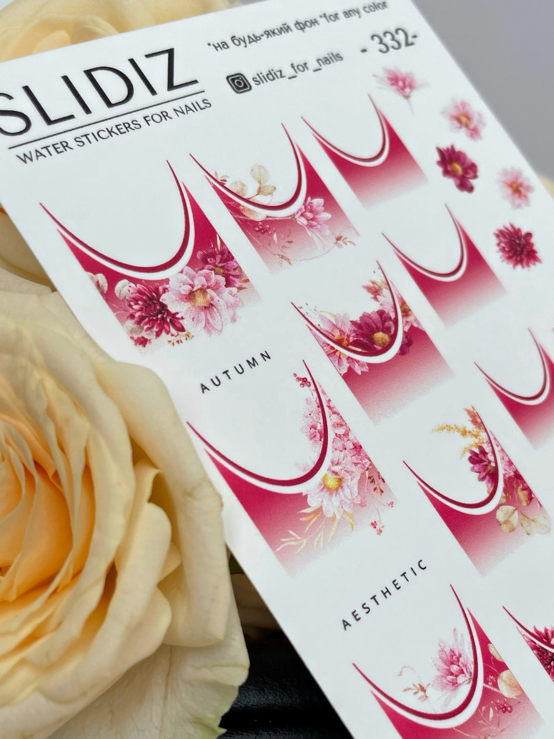 SLIDIZ WATER DECAL N°332