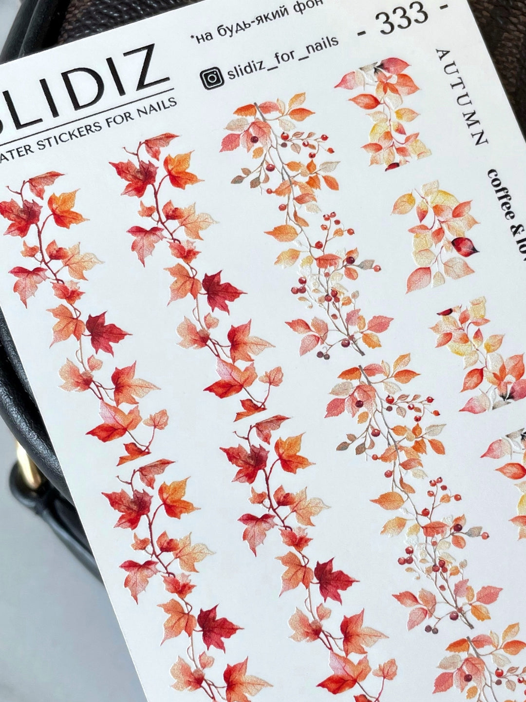 SLIDIZ WATER DECAL N°333