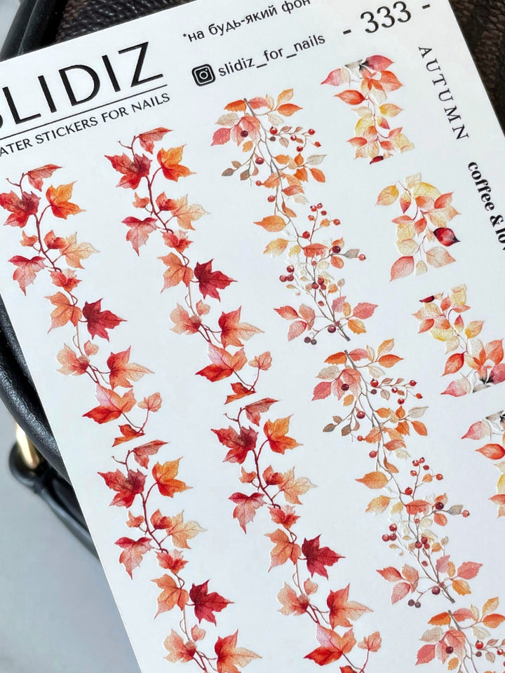 SLIDIZ WATER DECAL N°333