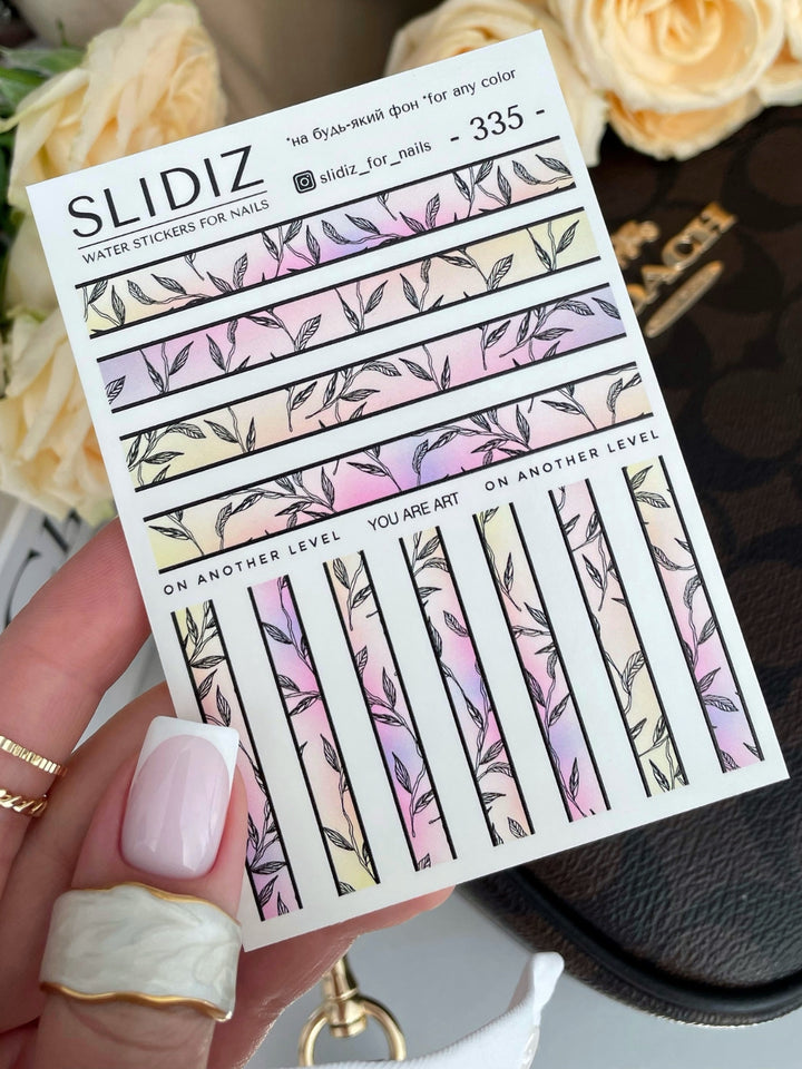 SLIDIZ WATER STICKER N°335
