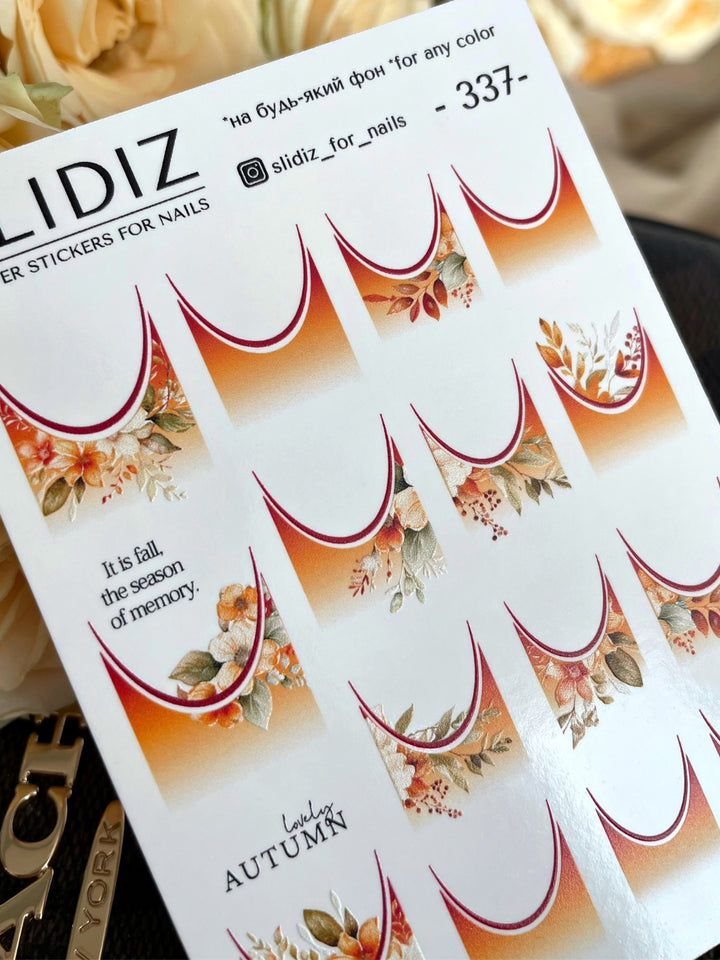 SLIDIZ WATER STICKER N°337