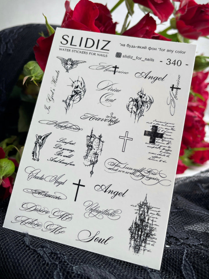 SLIDIZ WATER STICKER N°340