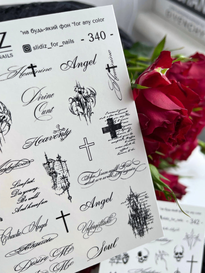 SLIDIZ WATER STICKER N°340