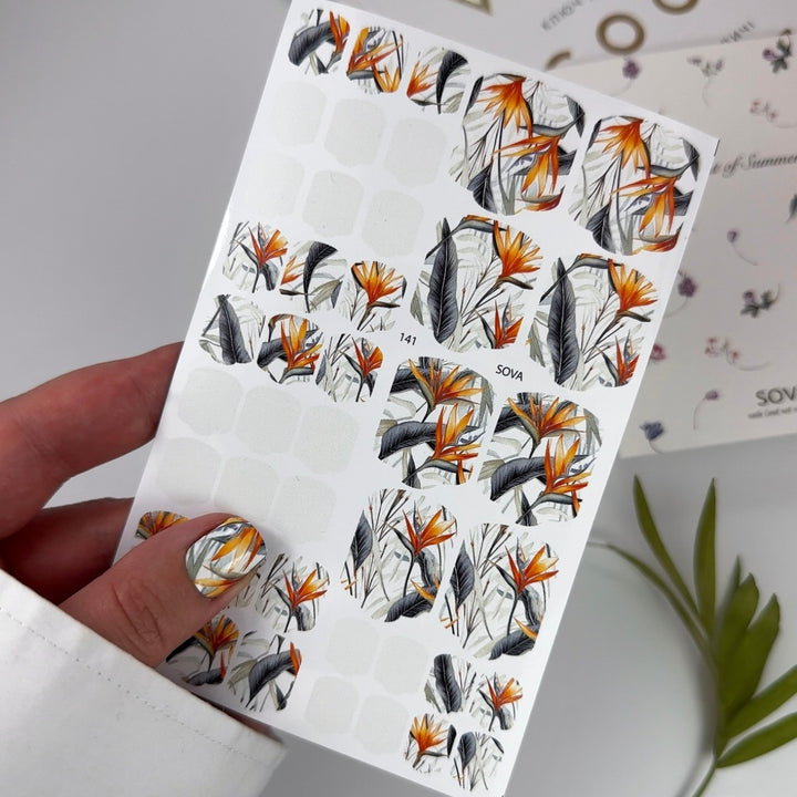 WRAPS SMALTO ADESIVO SOVA DECOR FLOWERS