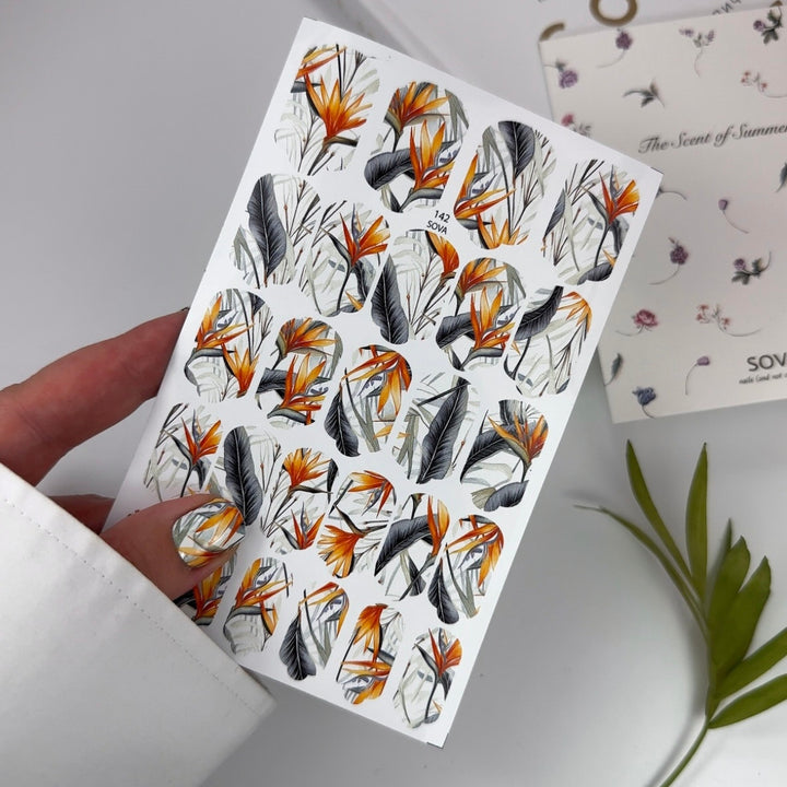 WRAPS SMALTO ADESIVO SOVA DECOR FLOWERS