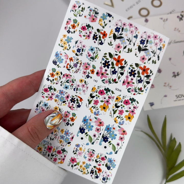 WRAPS SMALTO ADESIVO SOVA DECOR FLOWERS