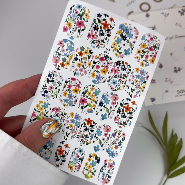 WRAPS SMALTO ADESIVO SOVA DECOR FLOWERS